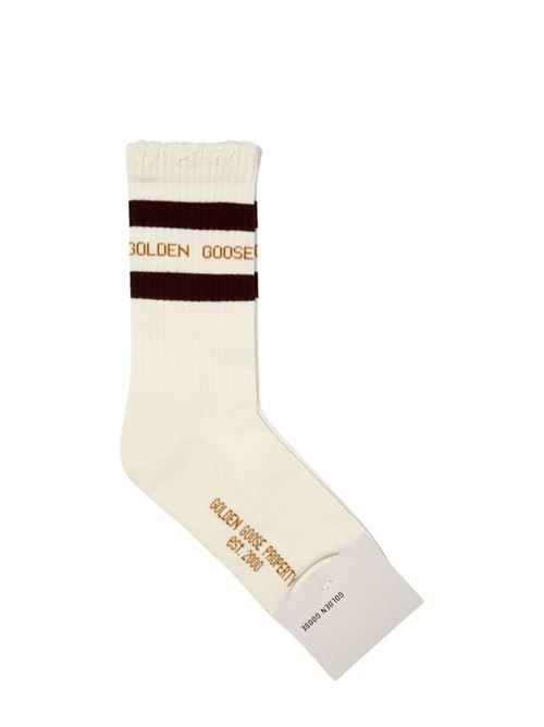 Calze distressed con logo GOLDEN GOOSE | GUP00883P00048712534